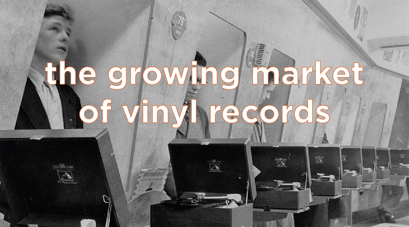 The growing market of vinyl records