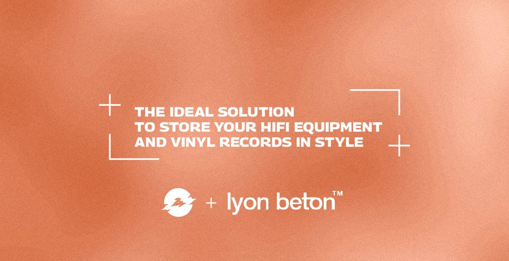 The ideal solution to store  your hi-fi equipment and vinyl records in style