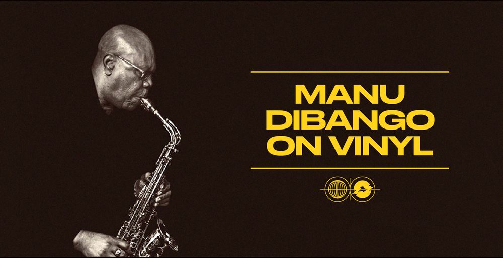 How many of Manu Dibango's recordings have been released on vinyl? 