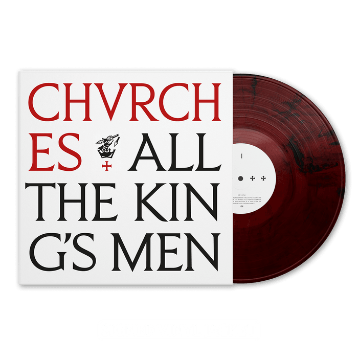 Vinyl - CHVRCHES - All The King's Men Signed Ruby Black Wave LP