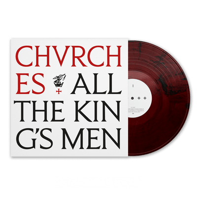 Vinyl - CHVRCHES - All The King's Men Signed Ruby Black Wave LP
