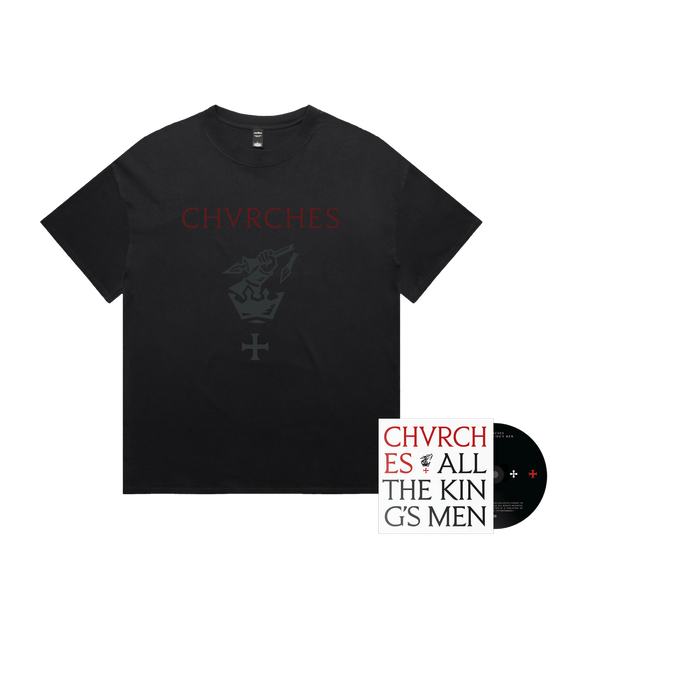 Bundle - CHVRCHES - All The King's Men CD + Choose Your Tee Bundle (hover)