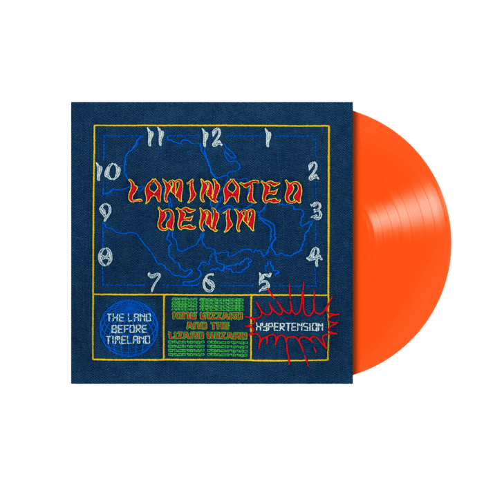 Vinyl - King Gizzard and the Lizard Wizard - Laminated Denim (2026 Repress / "Orange Habanero")