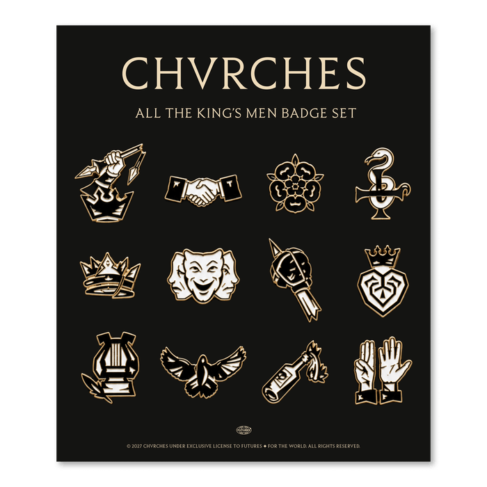 Merch - CHVRCHES - All The King's Men Icon Badge Set