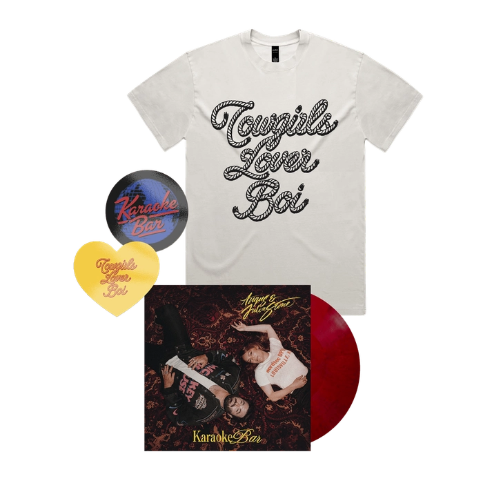 Store Exclusive Cherry Marble Vinyl + Choice Of T-Shirt + Sticker Pack