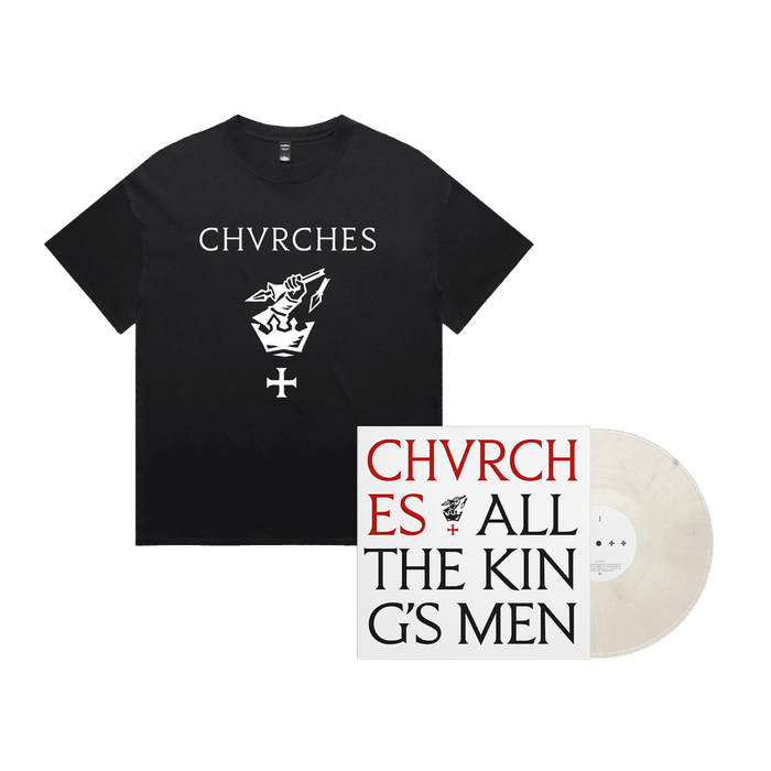 Bundle - CHVRCHES - All The King's Men Earl Grey Cream + Choose Your Tee Bundle