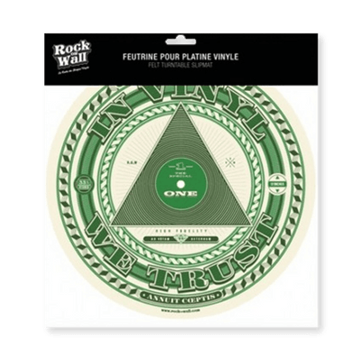 Accessory - Felt "In Vinyl we trust" - Feutrine "In Vinyl we trust"