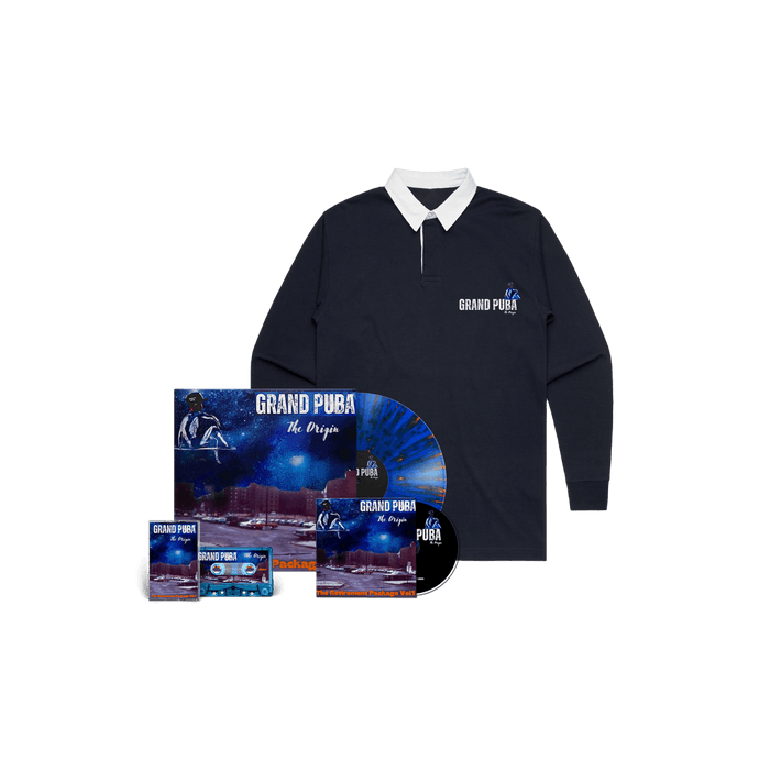 Cd - Grand Puba  - "The Origin" EP Vol. 1 - Premium Pack: Vinyl+CD+Cassette+Rugby Jersey