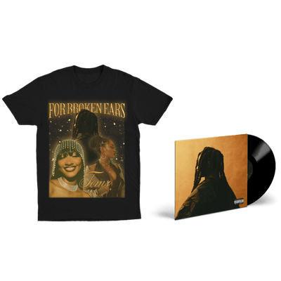 Vinyl -  Tems - For Broken Ears - Vinyl & Tee Bundle
