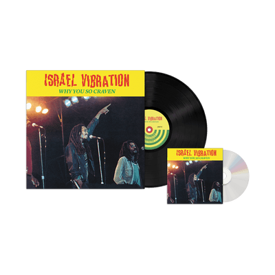 Bundle - Israel Vibration - Why You So Craven (LP + CD)
