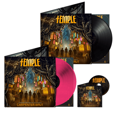 Bundle - Carpenter Brut - Leather Temple - CD + LP Neon Pink + LP Black