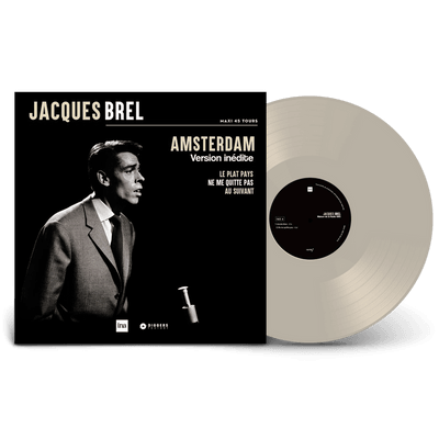 Vinyl - Jacques Brel - Amsterdam Édition Beige