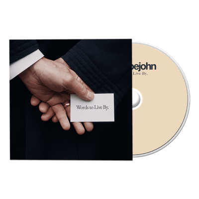 Cd - mustbejohn - Words to Live By - CD (w/ Signed Booklet)