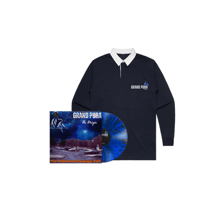 Bundle - Grand Puba  - "The Origin" EP Vol. 1 Vinyl + Exclusive Rugby Jersey Pack