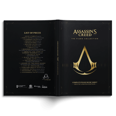 Merch - Assassin's Creed : The Piano Collection - Assassin's Creed : The Piano Collection - Deluxe Music Sheets (100 Pages)