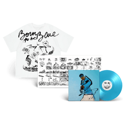 Bundle - ICHON - BORN TO BE BLUE [Pack Boule Noire - Vinyle + T-Shirt]