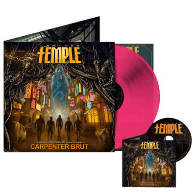 Bundle - Carpenter Brut - Leather Temple - CD + LP Neon Pink