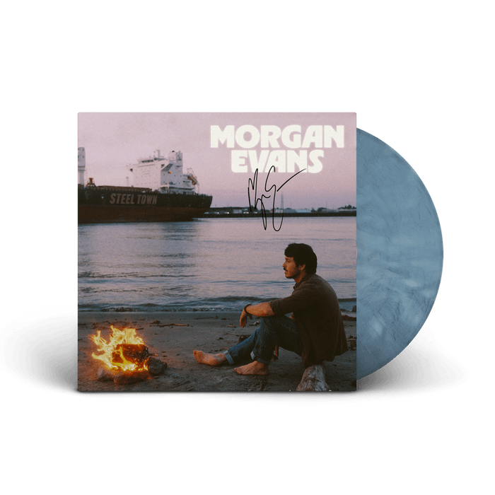 Vinyl - Morgan Evans - Steel Town - Steel Blue LP (Limited Quantity)