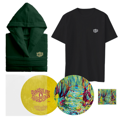 Bundle - Jungle Jack - Pack Edition Limitée Deluxe : Peignoire, Vinyle Picture Disk, T-Shirt & CD Dédicacé